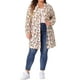 thumbnail image 2 of Cárdigan Floral Ligero para Mujer Plus Size Agnes Orinda 2X Beige, 2 of 6