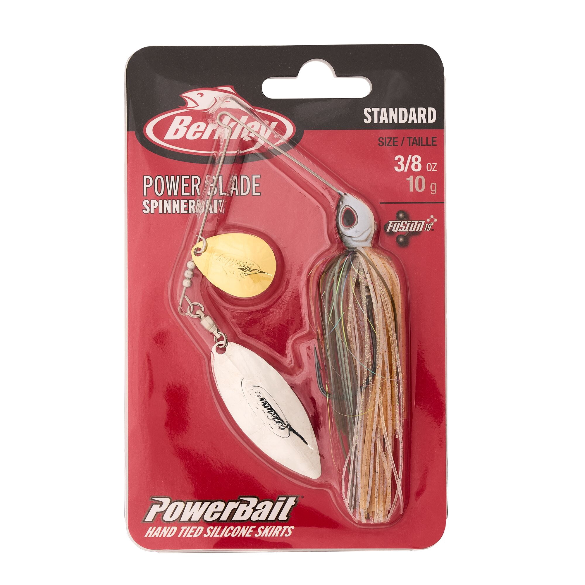 Berkley Power® Blade Standard, Spinnerbaits, Herring/Gold + Silver (1 Count)