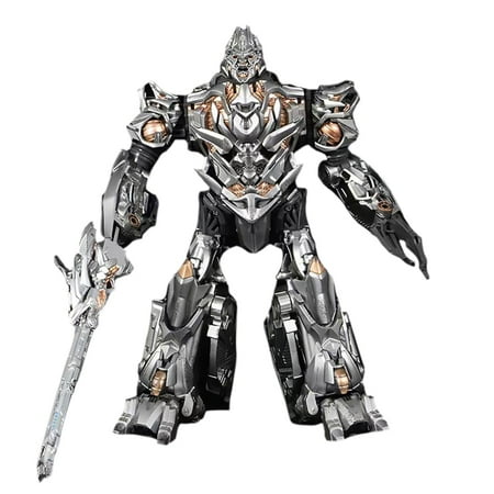 Voyager Class Movie 1 Megatron Action Figure ，Alloy Deformation Robot,Collectible 2-in-1 Transforming Robot,Multicolor