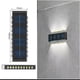thumbnail image 1 of Lámpara Solar de pared para exteriores, luces solares impermeables con lente convexa hacia arriba y hacia abajo, iluminación para jardín, calle, paisaje, balcón, exterior, Dec, 1 of 4