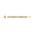 thumbnail image 2 of 1/2 Carat Twisted Diamond Bangle Bracelet in 10K Yellow Gold, 2 of 4