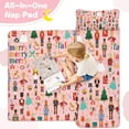 thumbnail image 4 of Pink Christmas Nutcracker Pattern Toddler Nap Mats for Kids Preschool,50"x20" Sleeping Mat Bag or Kids,Toddler Sleeping Bag,Toddler Nap Mat or Daycare, 4 of 6