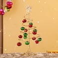 thumbnail image 2 of Árbol De Navidad En Espiral, Escritorio De Hierro, Adorno Para árbol De Navidad Con Campanas Para Decoración Interior Del Hogar, 2 of 8