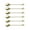 Gold, variant on Misright 6Pcs Teas Coffee Dessert Spoon Zincs Alloys Stirring Spoons Star Shape Teaspoon for Restaurant, Home and Party