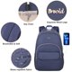 thumbnail image 2 of Mochila Breold School Bookbags para niñas y mujeres con puerto USB, 2 of 7