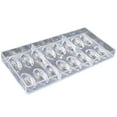 thumbnail image 1 of Molde de plástico duro para chocolate con 16 cavidades en forma de aceituna, ideal para repostería DIY, para crear cielos estrellados, chocolates, dulces y postres, 1 of 7