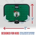 thumbnail image 4 of Franklin Sports NBA Boston Celtics Mini Over the Door Basketball Hoop - Kids Indoor Mini Basketball Hoop with Basketball - NBA Fan Shop Mini Hoop for Bedroom + Office - Over the Door Mini Hoop Set, 4 of 12