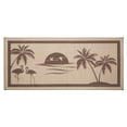 thumbnail image 2 of Ming's Mark TO8187 8' x 18' Tropical Oasis Mat, Brown/Beige, 2 of 2