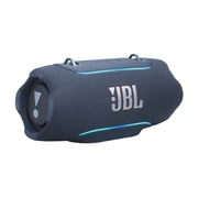 JBL Xtreme 5 - Portable waterproof speaker with massive legendary JBL sound, ambient edge lighting, and a convenient shoulder strap - Blue