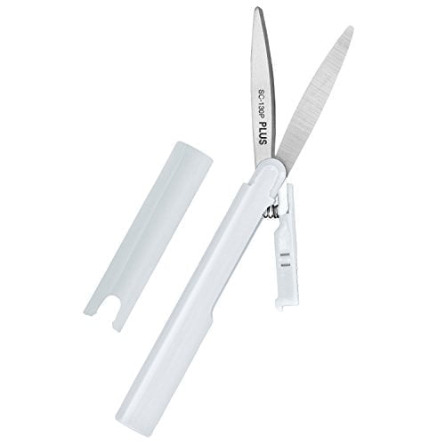 Plus Corporation of America Plus Twiggy Curve Blade Scissor Compact White
