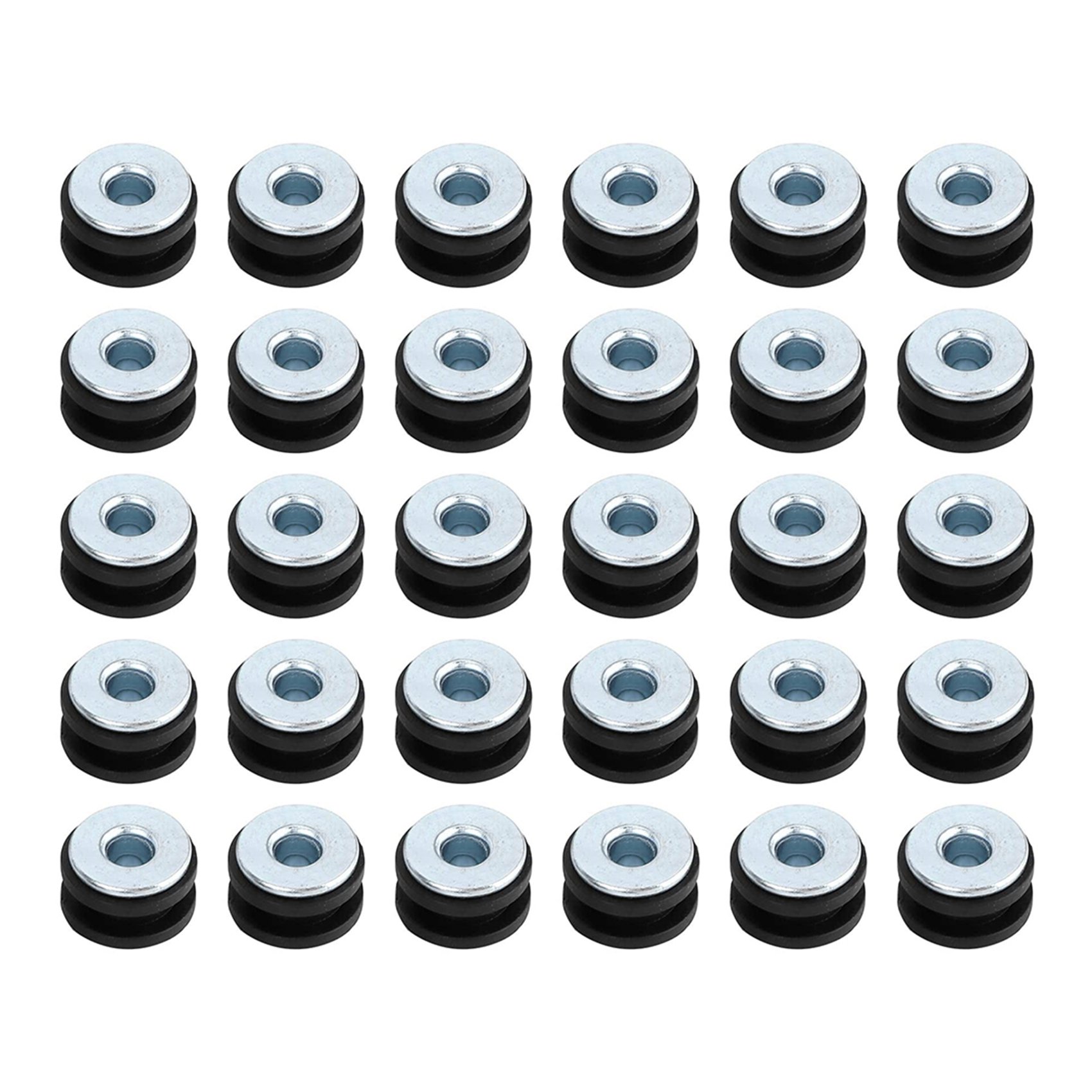 30Pcs Motorcycle Rubber Grommets Motorcycle Windshield Bolts Kits for Fairings Rubber