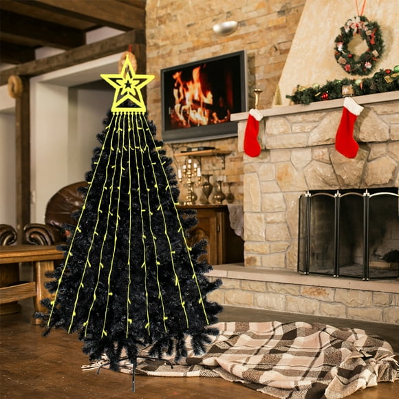 Estrella Con Cortina de Serie 300 Led Luz Calida 2.10mts NaviColors