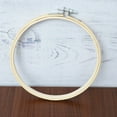 thumbnail image 4 of CHUANK Bamboo Embroidery Hoop DIY Craft Tool 11.81 Inch, 4 of 6