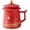 Red, variant on Loose Leaf Cup with Infuser and Lid, 14.8oz Chinese Ceramic Mug with Fine Mesh Strainer, Office Steeping Cup for Lovers Gifts