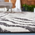 thumbnail image 4 of SAFAVIEH Courtyard Gerald Animal Indoor/Outdoor Area Rug, Ivory/Black, 2'7" x 5', 4 of 8