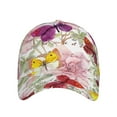thumbnail image 2 of Daiia Butterflies and Vintage print Baseball Cap Men Women Golf Dad Hat Adjustable Original Classic Low Profile Hat Unconstructed Plain Cap, 2 of 9