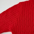 thumbnail image 6 of Kids Girls Cable Knit Cardigan Sweater Solid Cotton Button Down Long Sleeve Chunky Sweater 𝐔niform Cardigan Outerwear, 6 of 7