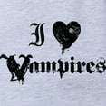 thumbnail image 2 of CafePress - I Love Vampires_Bl2 - Cute Infant Baby Football Bodysuit, 2 of 3