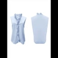 thumbnail image 3 of Camisetas Sin Mangas para Mujer, Blusas Elegantes de Verano para Mujer, Blusas Informales de Negocios, Camisas de Trabajo de Oficina Azul L, 3 of 5