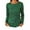 Green, variant on Sequin Tops for Women Sparkly Long Sleeve Crew Neck Bow Tie Side Slim Glitter Party Blouses Dressy Casual Tops(Silver,X-Large)