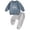 K2-Blue, variant on Toddler Baby Boy Clothes Crewneck Sweatshirt Long Sleeve Shirt with Pants Cute Fall Winter Outfits（Khaki,6-12 Months)