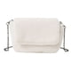 thumbnail image 1 of Bolso pequeño de felpa para mujer, regalo de Navidad, bolso mensajero de moda, bolso de felpa con cadena, color blanco, 1 of 5