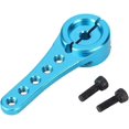 thumbnail image 2 of Bras Servo de Direction, Bras Servo de Direction en Alliage d'Aluminium 25t Compatible avec Voiture Rc 1/10 1/8 1/5 (titanium), 2 of 5