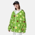 thumbnail image 3 of Vsdgher Daisies And Ladybugs Print Adult Hoodie Shirts Rash Guard for Men Women,Long Sleeve Sun Protection Fishing Shirts for Athletic Running Swim-Medium, 3 of 7