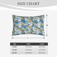 thumbnail image 6 of Daiia Flower and Sail Boat Bedding Waterproof Pillow Protector Zippered Queen – Bed Bug Proof Pillow Encasement-20"x30", 6 of 9