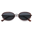 thumbnail image 1 of Lentes de Sol SOJOS de Moda Ovalados Redondos Polarizados SJ1248 Carey, 1 of 5
