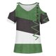 thumbnail image 2 of Camisas de Manga Corta para las Mujeres Blusa de Cuello Redondo de Impresión Casual, Top de Algodón de Imitación Ligero para el Hogar, el Uso Diario Y las Cuatro Estaciones, 2 of 4