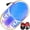 Colorful, variant on Table Tennis Racket Case with Balls Pouch Ping Pong Paddle Bag Table Tennis Bat Cover for Table Tennis Sports Accessories