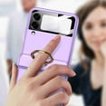 thumbnail image 4 of Allytech For Galaxy z Flip 3 Case with External Hinge Protection, All-Inclusive Samsung Flip 3 Case with Camera Lens Screen Protector and Wireless Charging, Case for Samsung Galaxy Z Flip 3,Black, 4 of 8