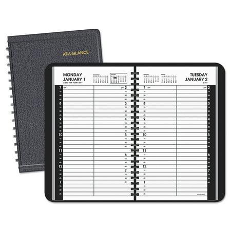 at a glance daily appointment book with 15 minute appointments 8 x
