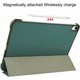 thumbnail image 4 of Funda Protectora Rígida de Cuero PU con Soporte Magnético para iPad Air 11" M2 (2024) - Verde, 4 of 7