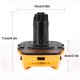 thumbnail image 5 of Scienceny Convertidor adaptador DCA1820 para herramientas 18V 20V Max de iones de litio función de banco de energía Compatible Herramientas eléctricas Scienceny TO000573-00, 5 of 6