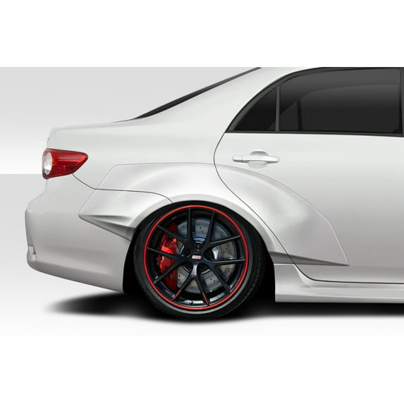 2009-2010 Toyota Corolla Duraflex CPR Rear Fender Flares - 6 Piece