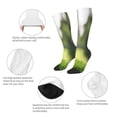 thumbnail image 3 of Yiaed golf ball perched on a tee Print Great elasticity Adult Stockings Sports socks for Men and Women, 3 of 6