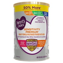 Parent's Choice Sensitivity Premium Baby Formula with Iron, Dual HMOs, 34 oz Canister