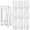 10Pcs White, variant on 10Pcs Black Window Sash Locks Hardware For Vertical Horizontal Sliding Windows