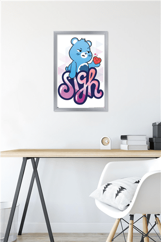 Care Bears: Unlock The Magic - Sigh Wall Poster, 14.725" x 22.375" Framed