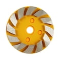 thumbnail image 4 of Copa de diamante para amolar hormigón, disco de amolar, disco de corte en hilera, accesorios de amolado para roca, mármol, granito y cemento. amarillo, 4 of 9