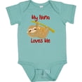 thumbnail image 3 of Inktastic My Nana Loves Me Sloth Boys or Girls Baby Bodysuit, 3 of 5
