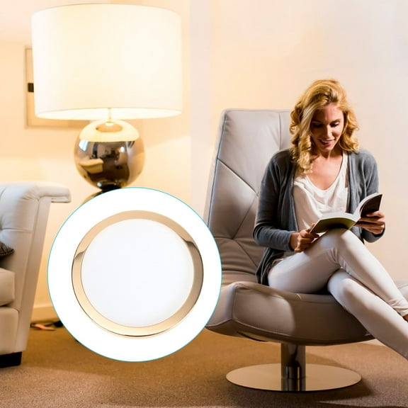 WEUVEB Floor Lamp Shade Replacement Lampshade Cover Golden 1Pcs