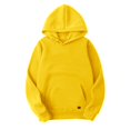 thumbnail image 4 of LEEy-world Men Hoodies Men's Sweaters Zip Up Casual Striped Pullover Polo Sweaters Fall Winter Sweatshirts Yellow,3XL, 4 of 5