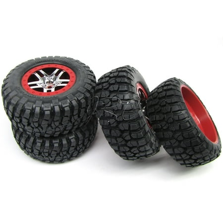 SLASH ULTIMATE TIRES RED BF S1 RACING COMPOUND (set of 4) 12mm Tyres 6871R Traxxas (Best Way To Slash A Tire)