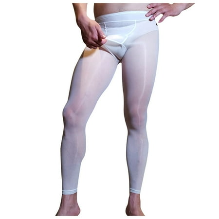 

HHei_K Mens Pantyhose Lingerie Tights Open fascinating Underwear Bottomed pantyhose