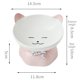 thumbnail image 2 of Cuencos para gatos, cuenco elevado de cerámica para gatos inclinado, protege la columna vertebral del gato, sin estrés, previene los vómitos Zhivalor Decoración, 2 of 6