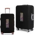thumbnail image 1 of 2022 Luggage Case Protective Cover Text 26 Letter Pattern Travel Elastic Duffle Luggage Dust Cover for 18-28 Inch Suitcase 8text I S, 1 of 6