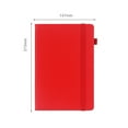 thumbnail image 2 of Holloyiver Lined Journal Notebook, 8.5" x 5.8" Large A5 College Ruled Notebook, 100 Pages Thick Paper, Hardcover Vegan Leather Journal for Women Men School Office, Red, 2 of 8